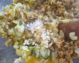 Foto del paso 2 de la receta: Budín de verduras con tocineta a la Joha
