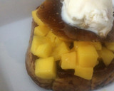 Foto del paso 5 de la receta: Torrija de mango, caramelo y helado