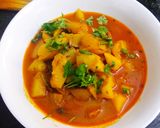 A picture of step 3 of Chaalwala Bataka.