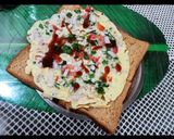 अल्टिमेट ब्रेड ऑम्लेट (ultimate bread omlette recipe in marathi) रेसिपी स्टेप 4 फोटो
