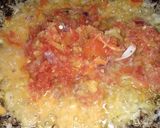 A picture of step 2 of Plantain and liver sauce sandwich.