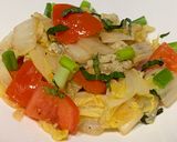 Foto langkah ke 7 dari resep Stir Fry Napa Cabbage with Scrambled Eggs.