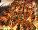 Pas rețetă Piept de pui umplut cu spanac, brânză, roșii și mozarella😋 1 fotografie
