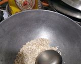 A picture of step 1 of Black Current and Oats Phirni.