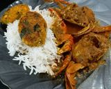 A picture of step 9 of Crab Curry.