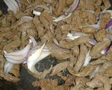 A picture of step 2 of Wet fry liver.