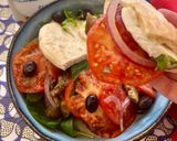 Une image de l'étape 4 de Salade froide de tomate et aubergine.