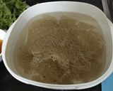 Hình bước làm 1 của món Phở sắn quế sơn trộn