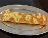 A picture of step 7 of Steak and Cheese Rolled Baked Omlet.