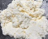 A picture of step 2 of Ashta for dessert (sweet Lebanese clotted cream).