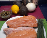 Foto del paso 1 de la receta: Tartar de salmón