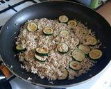 A picture of step 3 of Vickys Ginger Fried Rice, GF DF EF SF NF.
