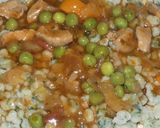 Majdnem zöldborsós tokány, csak jobb (spenótos nokedlival) recept fázis 4 fotója