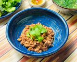 Hình bước làm 4 của món Thịt Ba Rọi Xào Mắm Ruốc