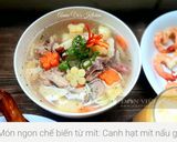 Hình bước làm 4 của món Canh hạt mít nấu gà