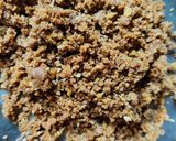 A picture of step 4 of Choco cornflakes ladoos.
