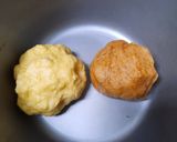 Foto langkah ke 3 dari resep Roti Tawar Motif (percobaan 1).
