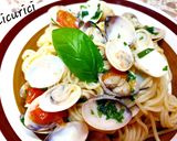 Pas rețetă Spaghetti cu vongole și roșii cherry 3 fotografie