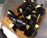 Une image de l'étape 4 de Aubergines et courgette en marinade épicée fruitée (recette à la plancha).