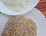 Foto del paso 2 de la receta: Albóndigas de carne picada con patata y pimientos fritos