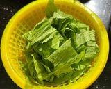 Hình bước làm 1 của món SP.0991 - Canh Cải Bẹ Xanh Nấu Thịt Bằm