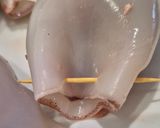 Une image de l'étape 6 de Encornets Farcis au Boeuf et Sauce Tomate.