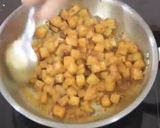 A picture of step 3 of Watermelon rind subji.