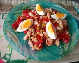 Foto del paso 6 de la receta: Ensalada de alubias y guisantes