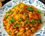 A picture of step 8 of Batata Kanda Poha.
