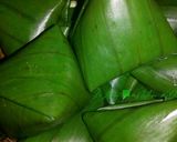 Foto langkah ke 11 dari resep Kue mendut aka bugis ketan dg tutorial bungkus daun.