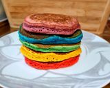 Φωτογραφία βήματος 3 της συνταγής Τούρτα ουράνιο τόξο express