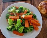 Foto del paso 2 de la receta Wok de verduras con pavo y un toque a cacahuete 🥜