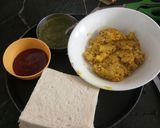 A picture of step 2 of Cheesy Bread Pakoda.