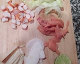 Foto del paso 1 de la receta: Wraps de salmón ahumado