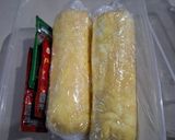 Foto langkah ke 5 dari resep Telur Gulung Nasi dan Sosis.