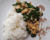 รูปขั้นตอนการทำที่ 5 ของ ใบเหลียงผัดไข่