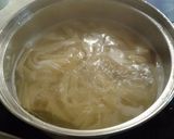 Foto del paso 1 de la receta Fettuccine al pesto de alcaparras