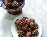 Foto langkah ke 6 dari resep Cookies Cokelat Kacang.