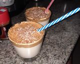 A picture of step 4 of Dalgona coffee.