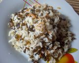 Foto del paso 4 de la receta: Cushuro revuelto con arroz