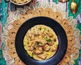 A picture of step 11 of Chicken Rezala.