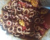 Foto langkah ke 3 dari resep Cumi Asam Pedas Manis.