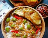 Foto langkah ke 7 dari resep Nasi Liwet Teri Pete Rice Cooker.