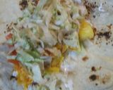 A picture of step 7 of Pineapple Chicken Burritos.