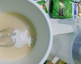 Foto langkah ke 2 dari resep Pancake matcha eggless.