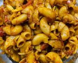 A picture of step 7 of Masala Macaroni.