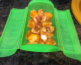 Foto del paso 8 de la receta: Cola de rape en adobo con patatas panaderas al microondas - Lékué