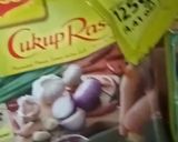 Gambar langkah 3 resipi Keropok laksa ALA keropok twisties.