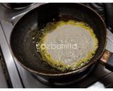 A picture of step 4 of Begun Basanti.