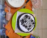 Foto langkah ke 3 dari resep Blackforest Birthday Cake Kukus Mudah.